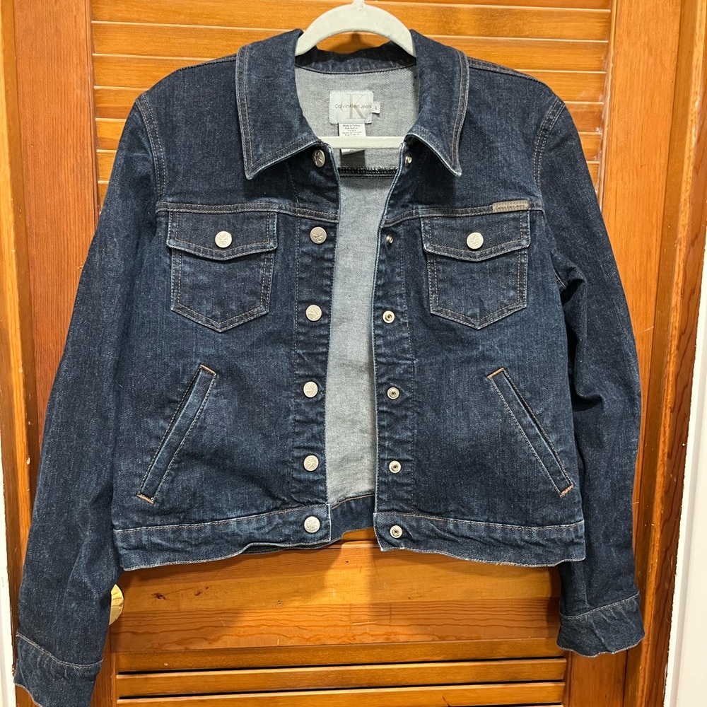 Calvin Klein Jeans Dark Blue Denim Jacket